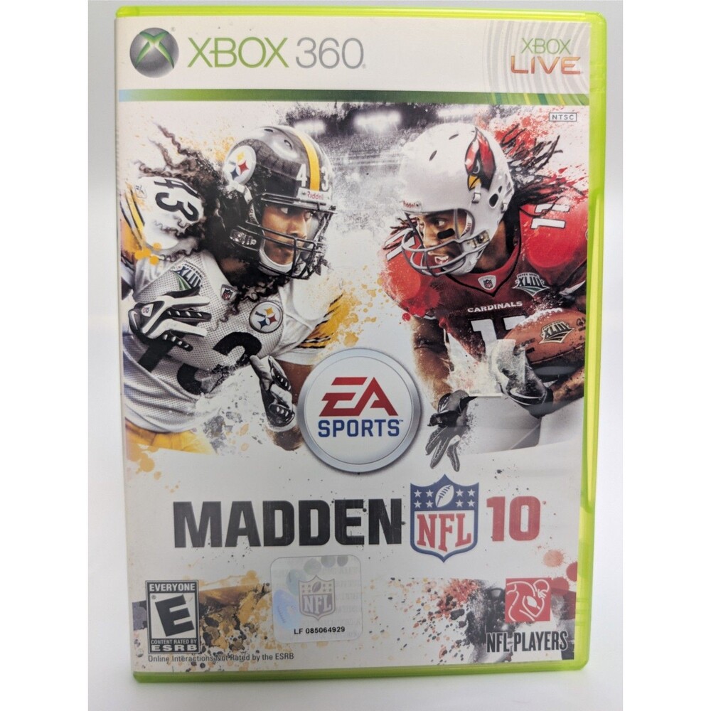 Madden NFL 10 (Microsoft Xbox 360, 2009) Very Good Condition